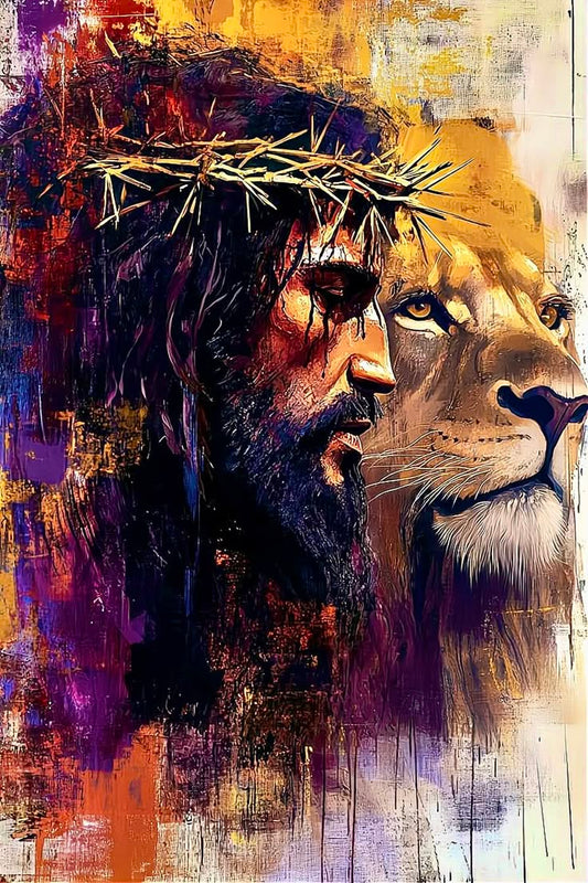 Jesús y león